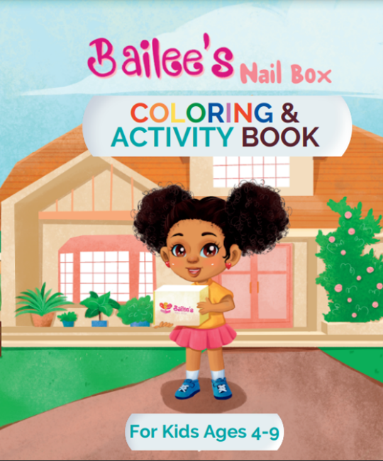 Bailee's Nail Box Coloring & Activity Book